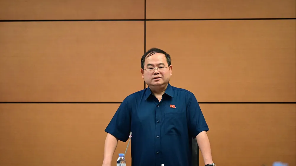 ĐB Quản Minh Cường, Bí thư Thành ủy Quảng Ninh. Ảnh: ĐỖ TRUNG