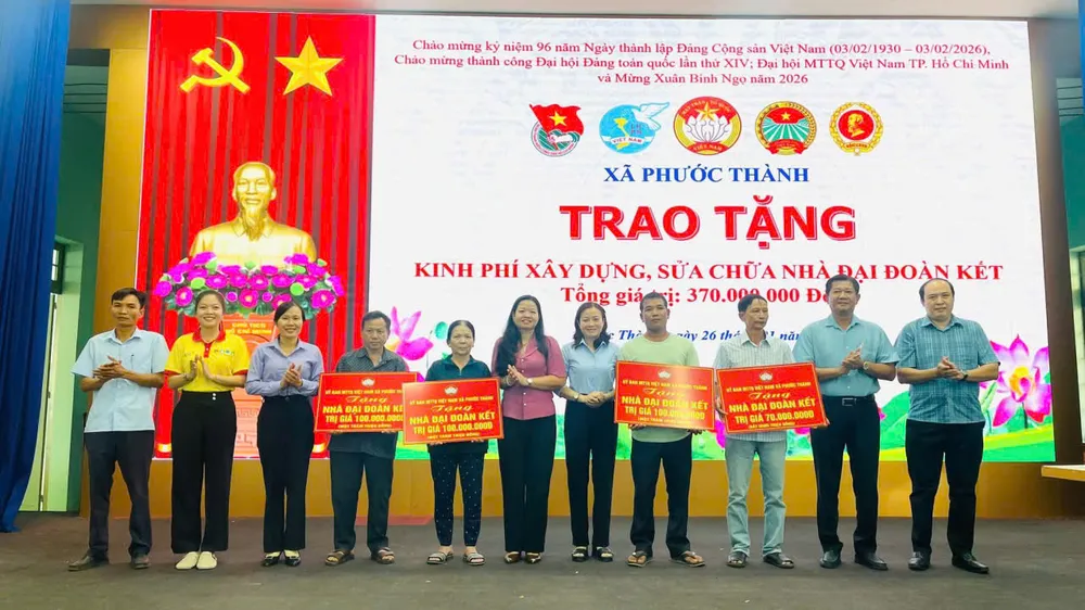 Xã Phước Thành: Nhiều chương trình an sinh xã hội ý nghĩa trước thềm năm mới