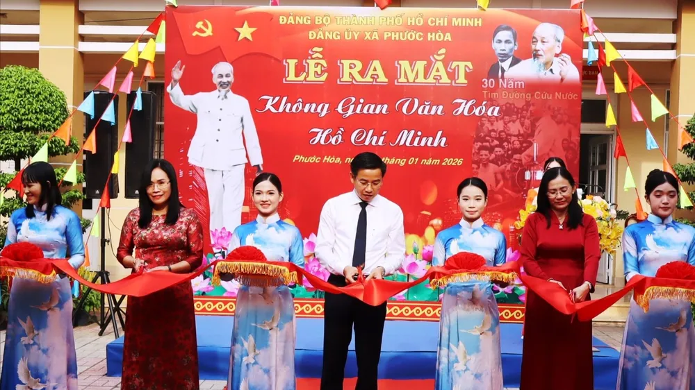 Xã Phước Hòa có thêm một "Không gian Văn hóa Hồ Chí Minh" 