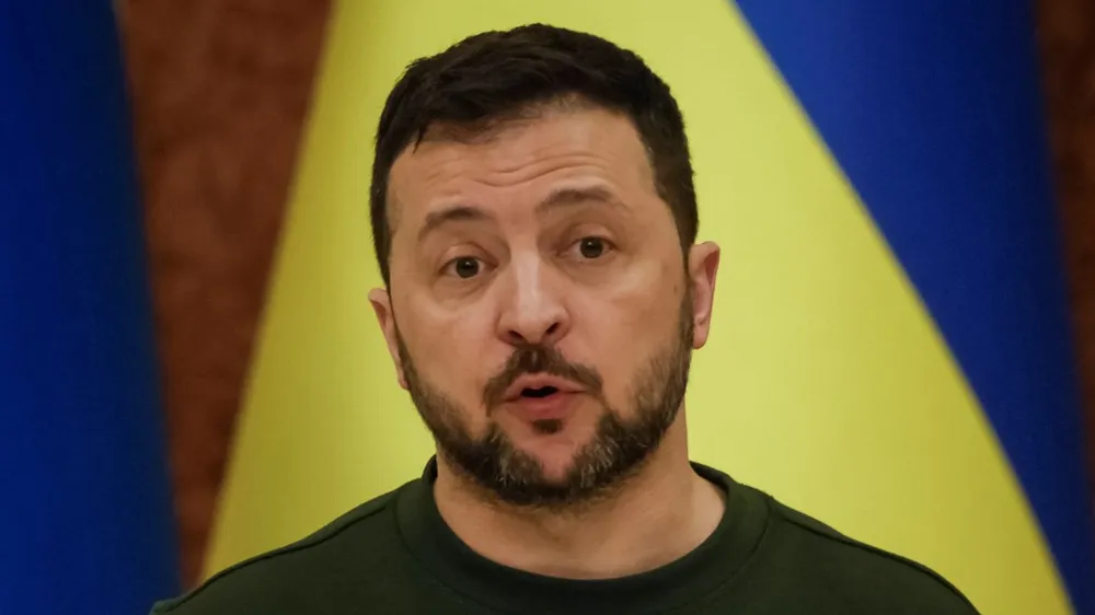 Tổng thống Ukraine Volodymyr Zelensky. Ảnh: REUTERS
