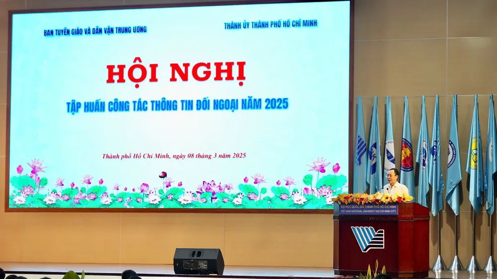 Hội nghị tập huấn công tác thông tin đối ngoại năm 2025