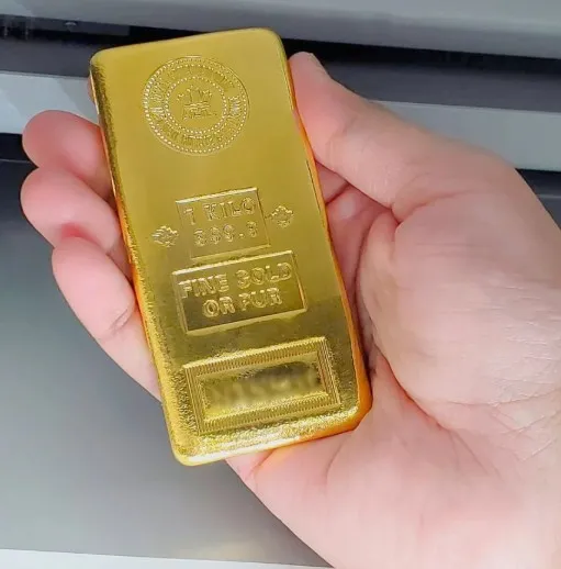 Mỹ áp thuế đối với vàng thỏi loại 1kg
