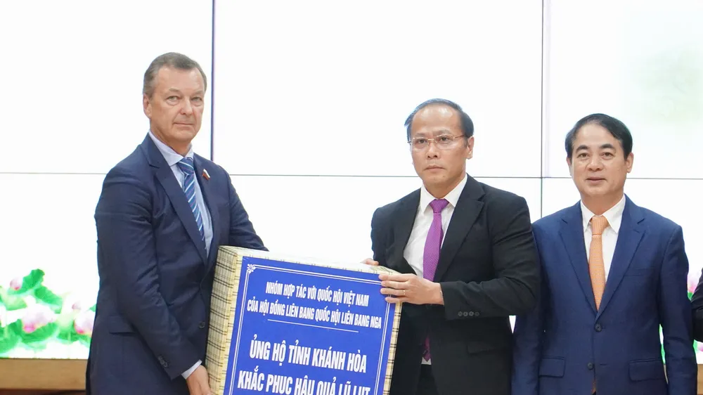 Liên bang Nga hỗ trợ Khánh Hòa khắc phục hậu quả lũ lụt