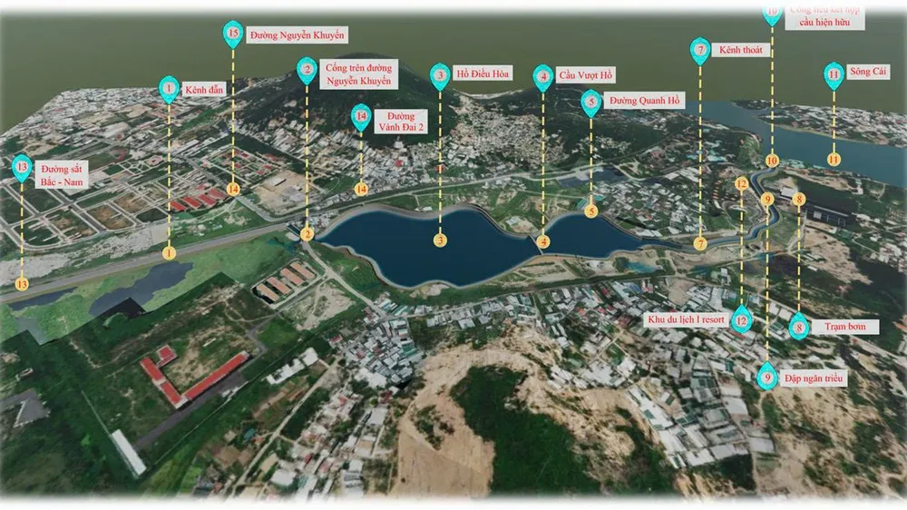 Đầu tư hồ điều hòa hơn 584 tỷ đồng ở Nha Trang để giải quyết ngập úng