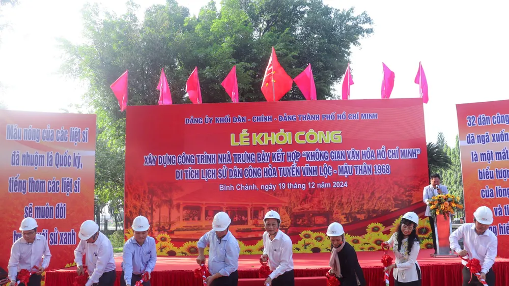 Khởi công xây dựng Nhà trưng bày kết hợp Không gian văn hóa Hồ Chí Minh