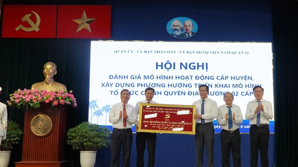 5 phường mới ở quận 12 đoàn kết, đổi mới để phục vụ người dân tốt hơn 