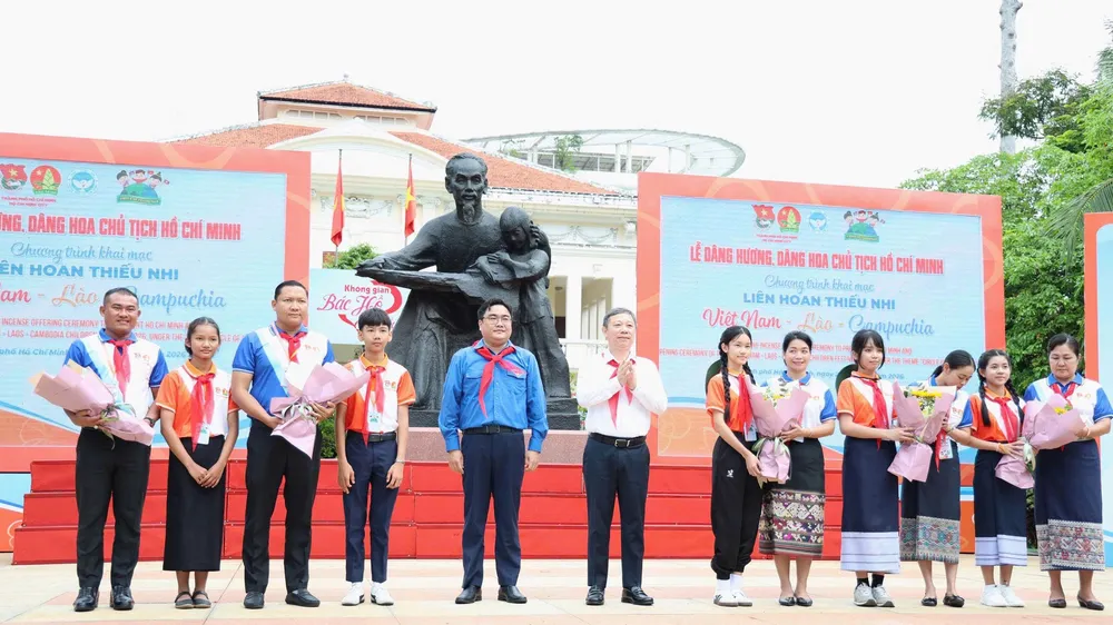 Khai mạc Liên hoan thiếu nhi Việt Nam - Lào - Campuchia năm 2026 