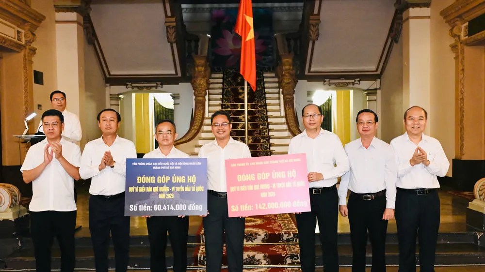 TPHCM: Hơn 202 triệu đồng ủng hộ Quỹ “Vì biển đảo quê hương - Vì tuyến đầu Tổ quốc”