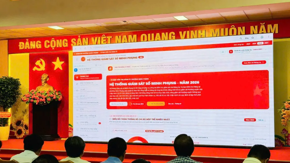 Phường Minh Phụng ra mắt 2 mô hình số phục vụ công tác Đảng 