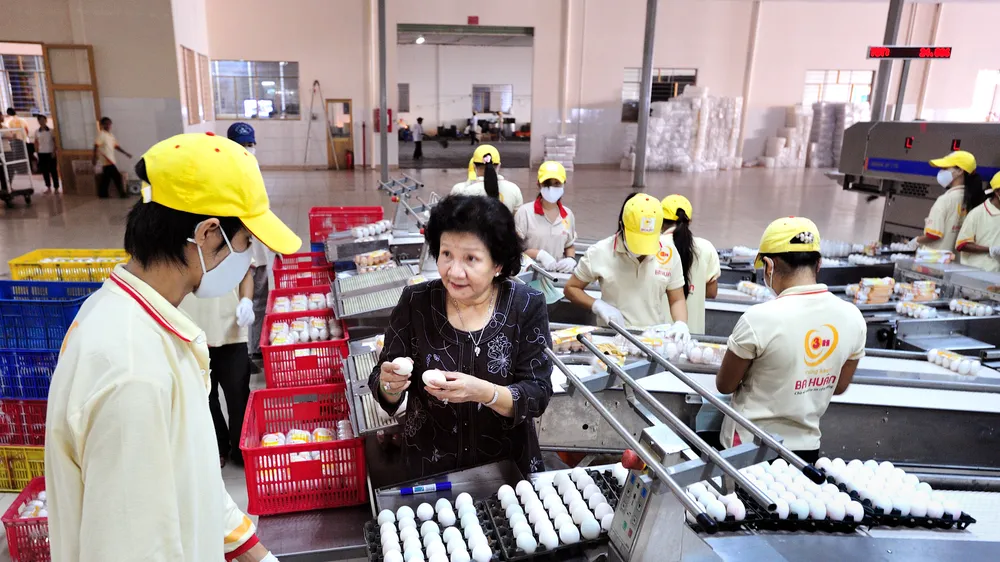 Công ty Ba Huân chiếm 30% thị phần trứng Việt Nam
