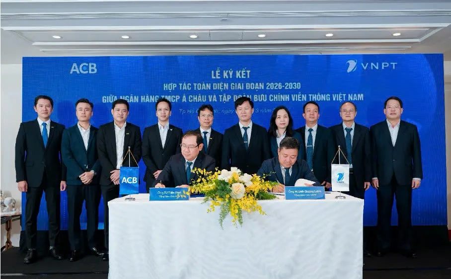 VNPT và ACB hợp tác toàn diện, mở rộng hệ sinh thái tài chính công nghệ