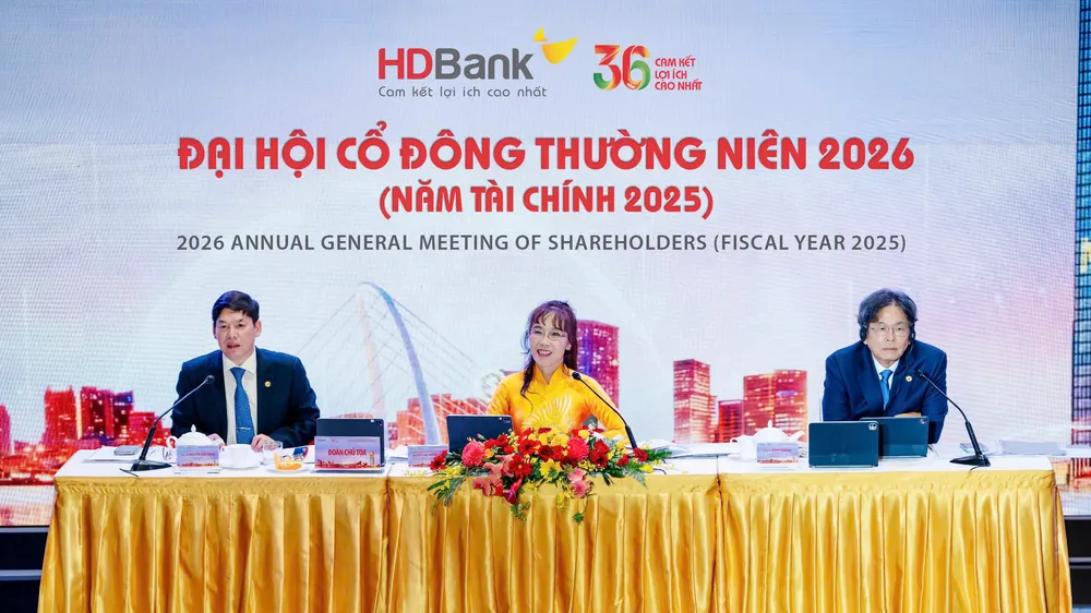 HDBank chia cổ tức 30%, thành lập ngân hàng con trong Trung tâm tài chính quốc tế
