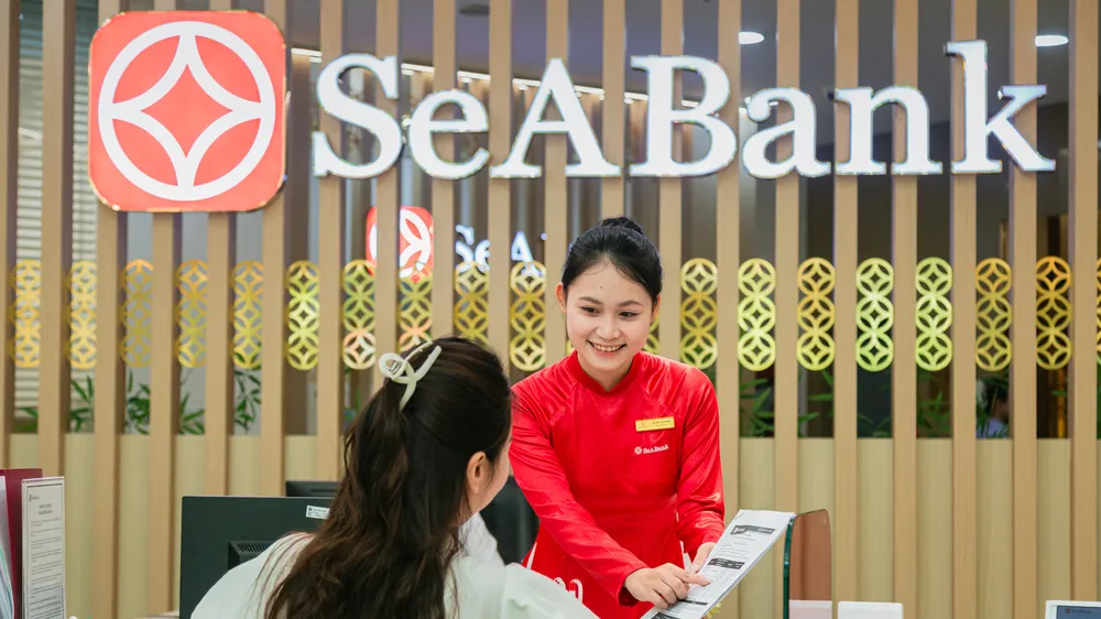 Cổ phiếu SSB (SeABank) là 1 trong 3 cổ phiếu ngân hàng vừa được thêm vào rổ Frontier Markets Index. Ảnh: NHUNG NGUYỄN