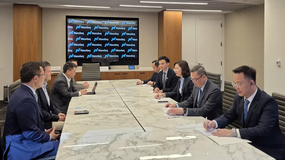 Buổi làm việc giữa Ủy ban Chứng khoán Nhà nước và Nasdaq tại New York