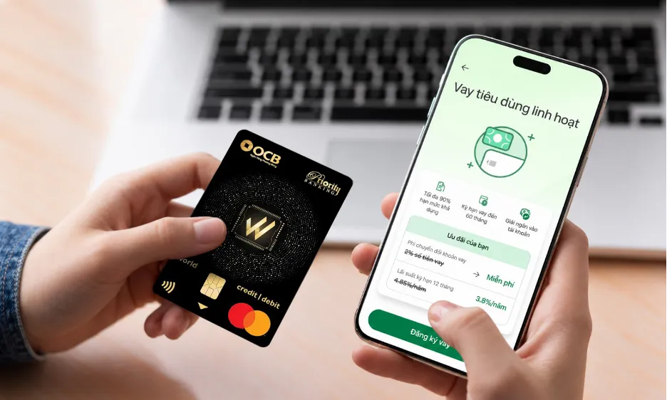 Chủ thẻ tín dụng OCB có thêm phương án vay tiêu dùng mới