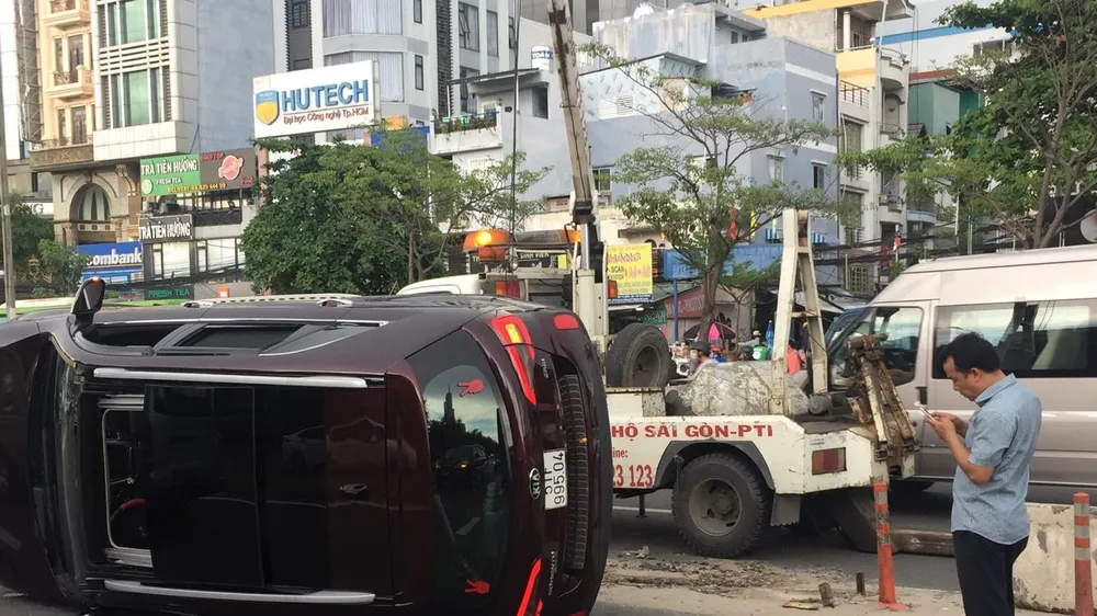 Hiện trường vụ việc. Ảnh: ĐAN NGUYÊN
