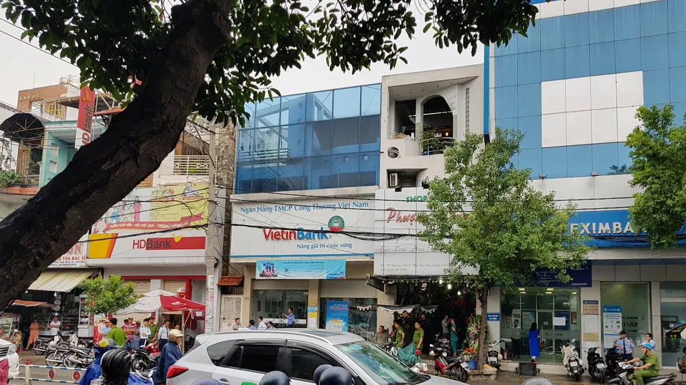 Ngân hàng TMCP Công Thương Việt Nam (tức VietinBank) nơi xảy ra vụ việc. Ảnh: CHÍ THẠCH