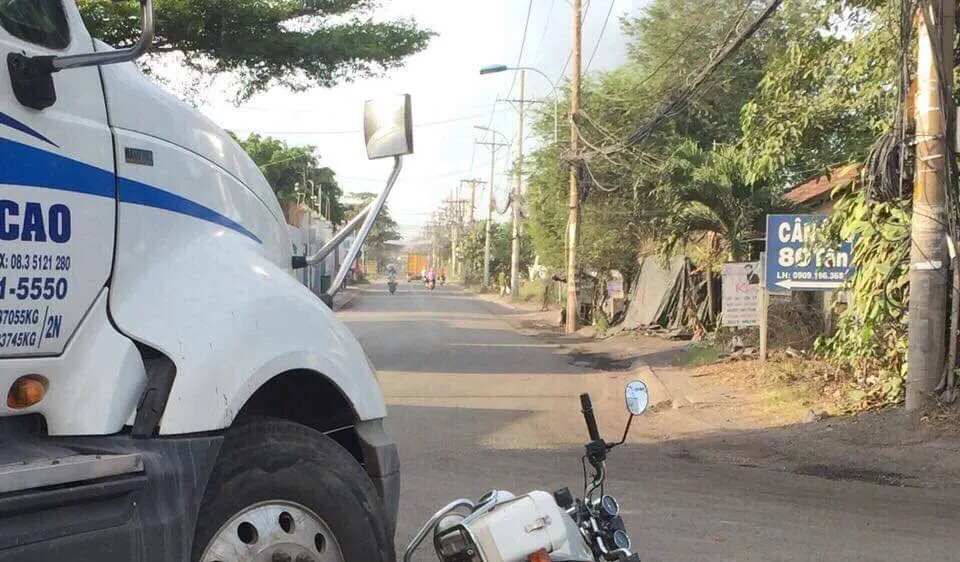 Hiện trường vụ việc. Ảnh: CHÍ THẠCH 
