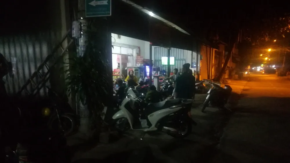 Con hẻm nơi dẫn vào hiện trường vụ án