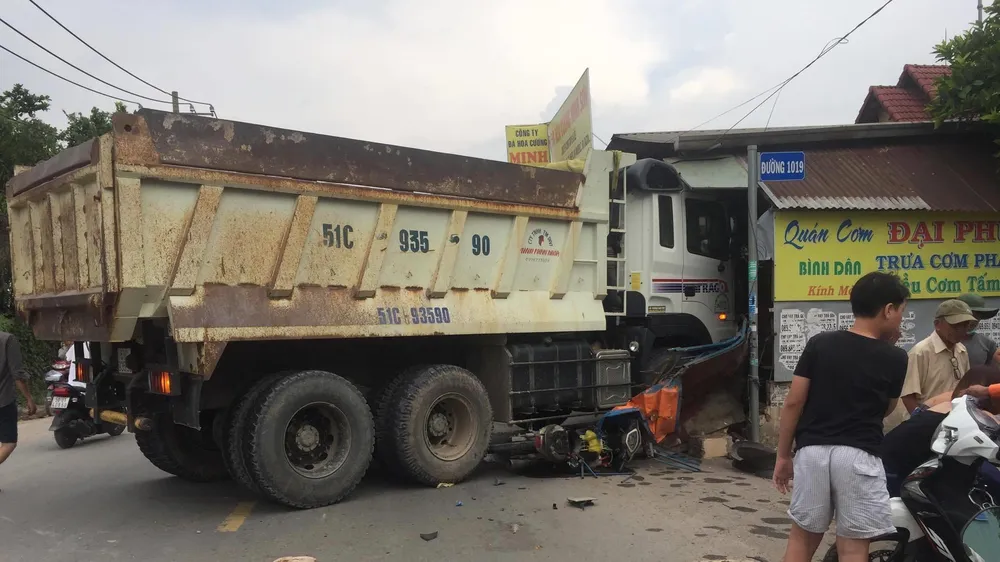 Hiện trường vụ việc. Ảnh: C.T