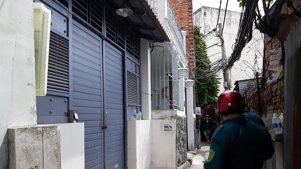 Công an phong tỏa hiện trường
