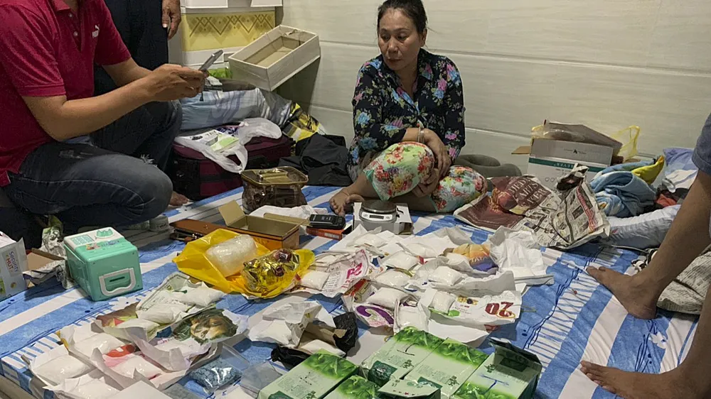Một đối tượng cùng tang vật lúc bị bắt