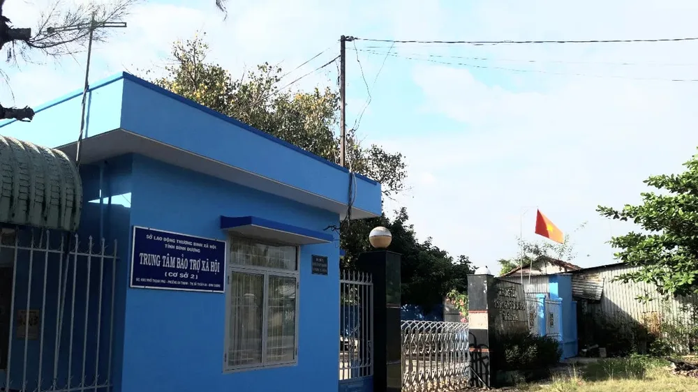Trung tâm bảo trợ xã hội tỉnh Bình Dương tại phường An Thạnh, thị xã Thuận An, tỉnh Bình Dương.