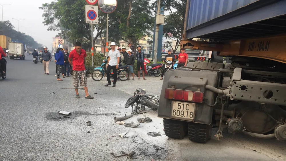 Hiện trường vụ việc.