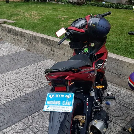 Chiếc xe của anh Thái Đăng Phú