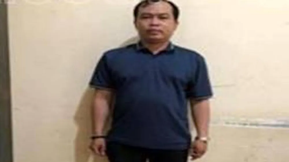 Đối tượng Thương tại cơ quan công an 