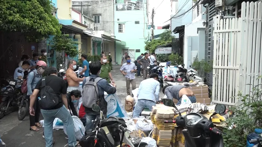 Tang vật thu giữ 