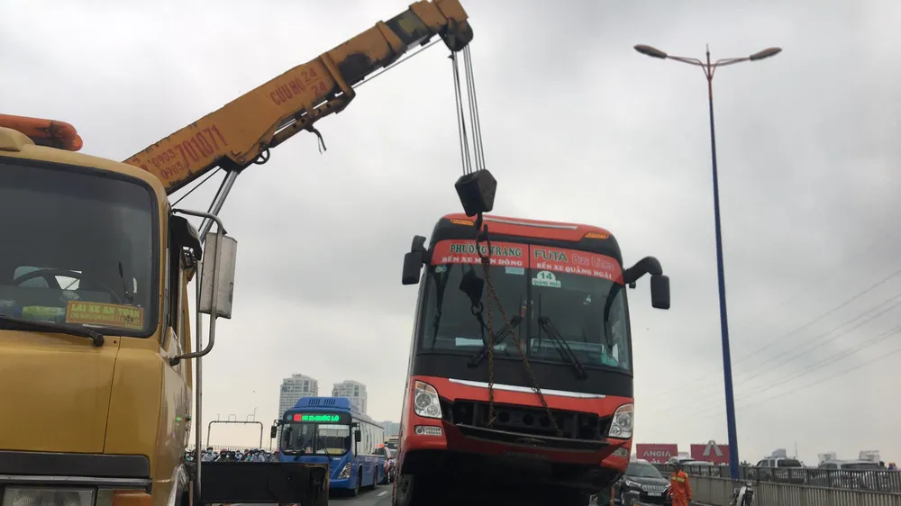 Hiện trường vụ việc. Ảnh: CHÍ THẠCH 