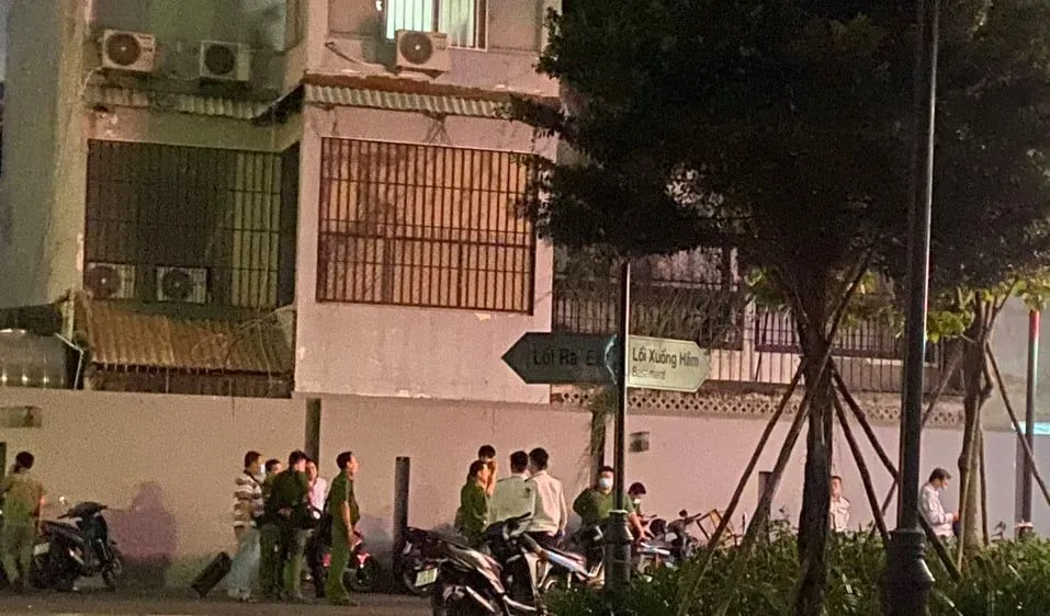 Công an phong toả hiện trường