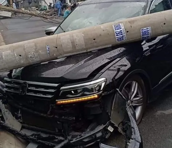 Hiện trường vụ việc. Ảnh: C.T