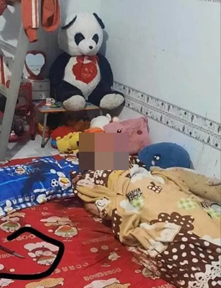 Hiện trường nơi chị N. bị sát hại 