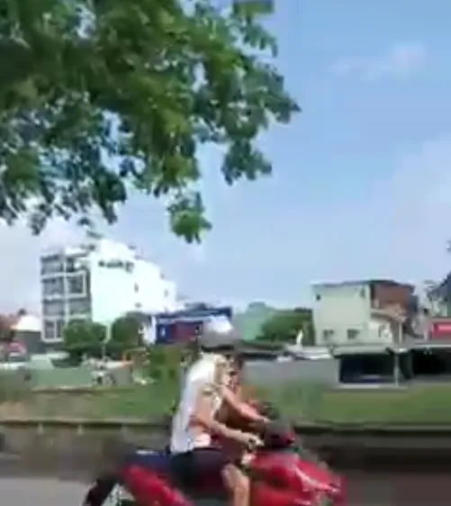 Hình ảnh vụ việc cắt từ clip