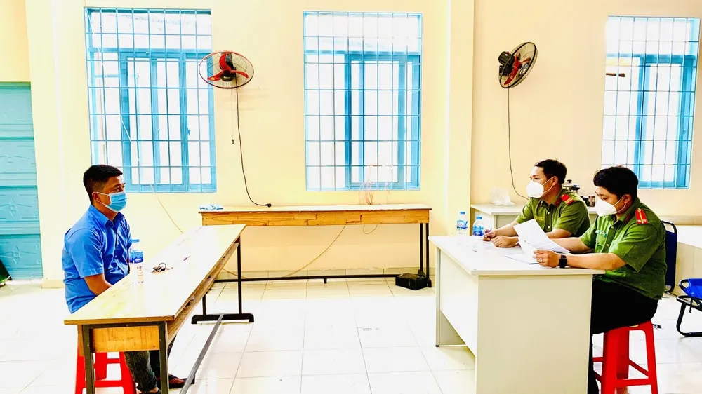 Công an làm việc với Thái Ngọc Phú
