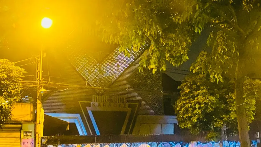 Quán karaoke Nhạc Việt, nơi xảy ra vụ án. Ảnh: C.T.