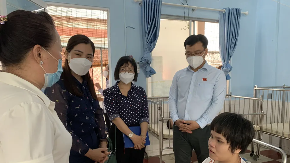 Quang cảnh buổi khảo sát. Ảnh: CHÍ THẠCH 