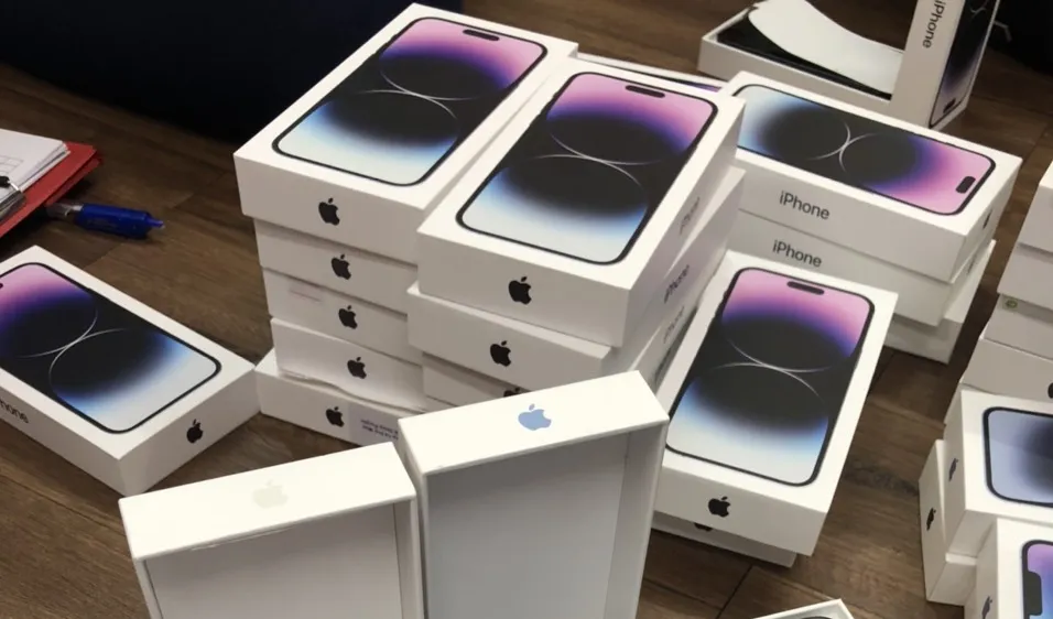 Số iPhone bị thu giữ