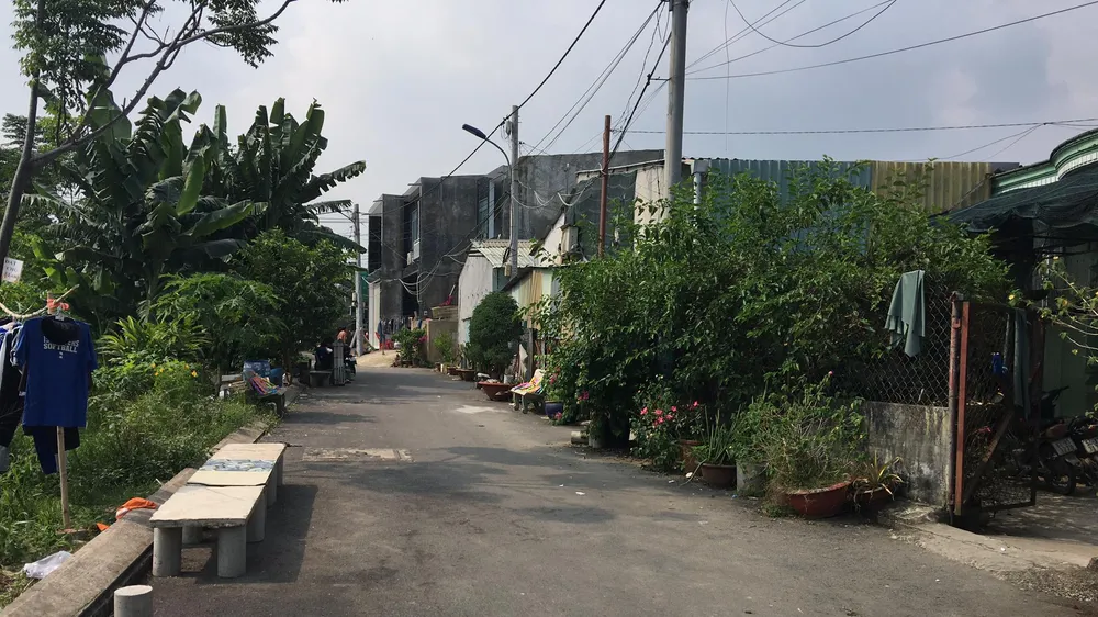 Hiện trường nơi nạn nhân nằm gục. Ảnh: C.T