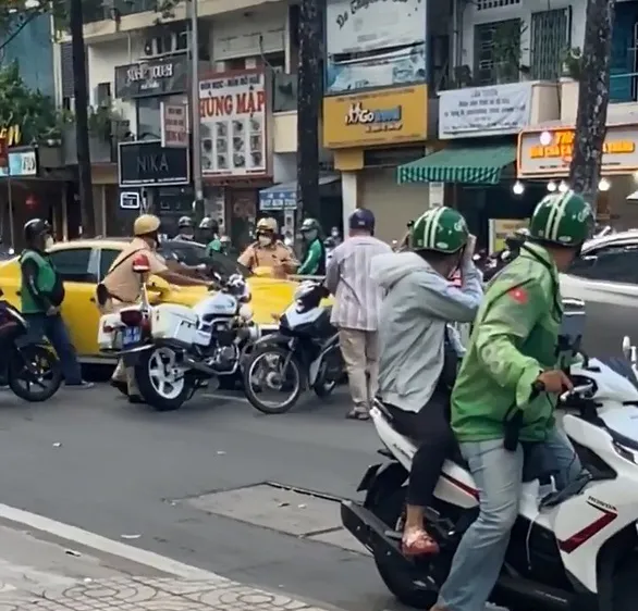 Hình ảnh vụ việc cắt từ clip