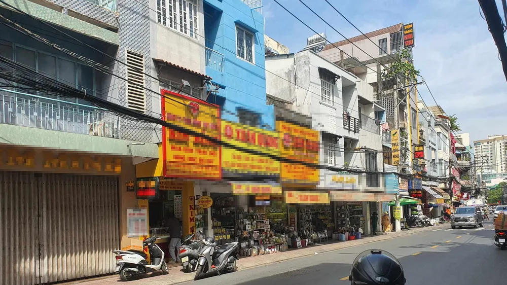 Tiệm vàng xảy ra vụ việc 