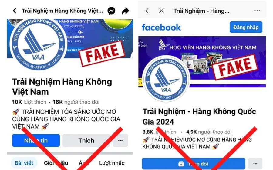 Dùng hình ảnh công an, quân đội, nhân viên hàng không để lừa đảo nhiều người dân 