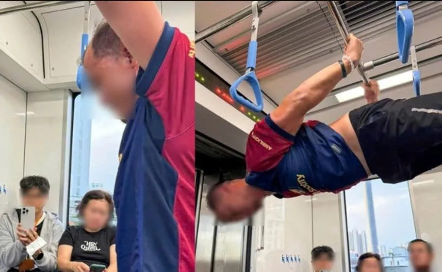 Thanh niên "hít xà đơn" trên Metro số 1 đang ở nước ngoài, sẽ mời làm việc để xử lý sau