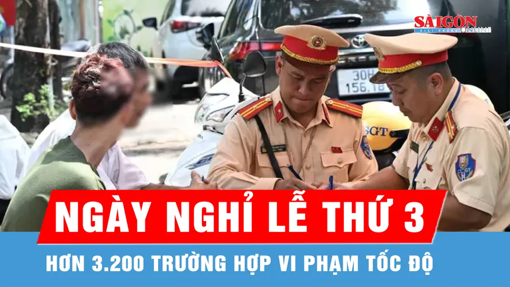 Hơn 2.500 trường hợp vi phạm nồng độ cồn trong ngày thứ 3 kỳ nghỉ lễ Quốc khánh