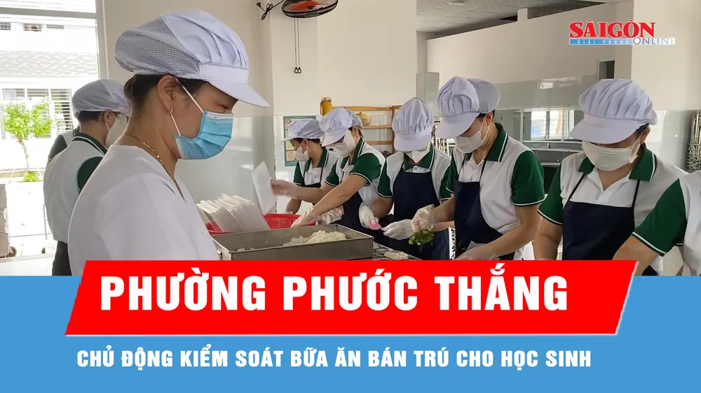 Phường Phước Thắng chủ động kiểm soát an toàn bữa ăn bán trú.
