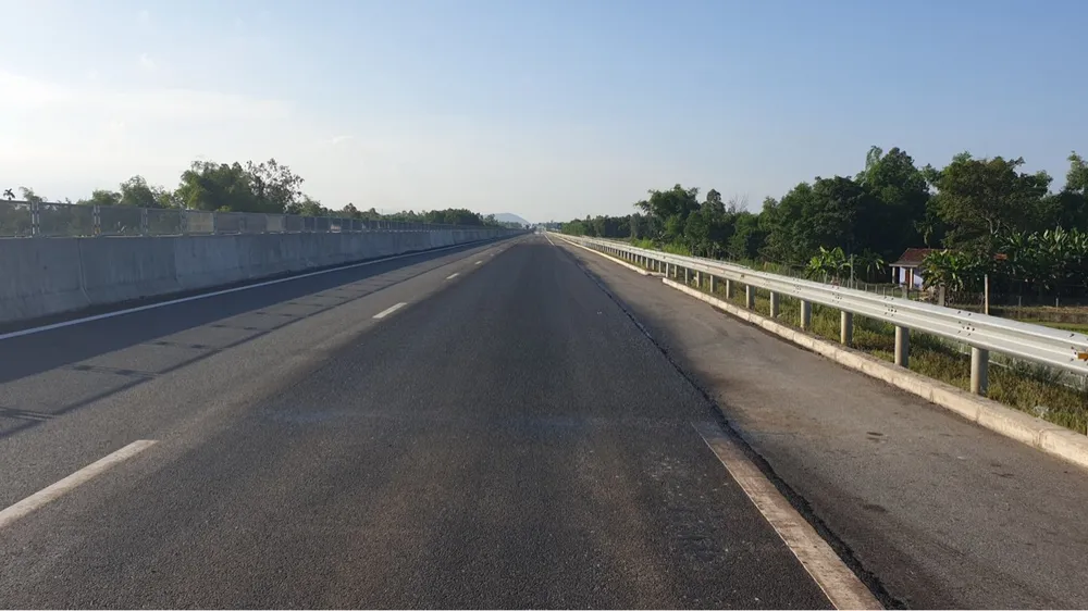 Đường cao tốc Đà Nẵng - Quảng Ngãi sau khi hoàn thành sửa chữa