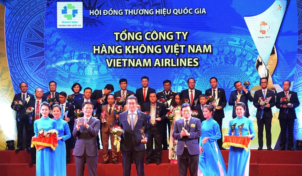 Vietnam Airlines được vinh danh Thương hiệu Quốc gia 2018
