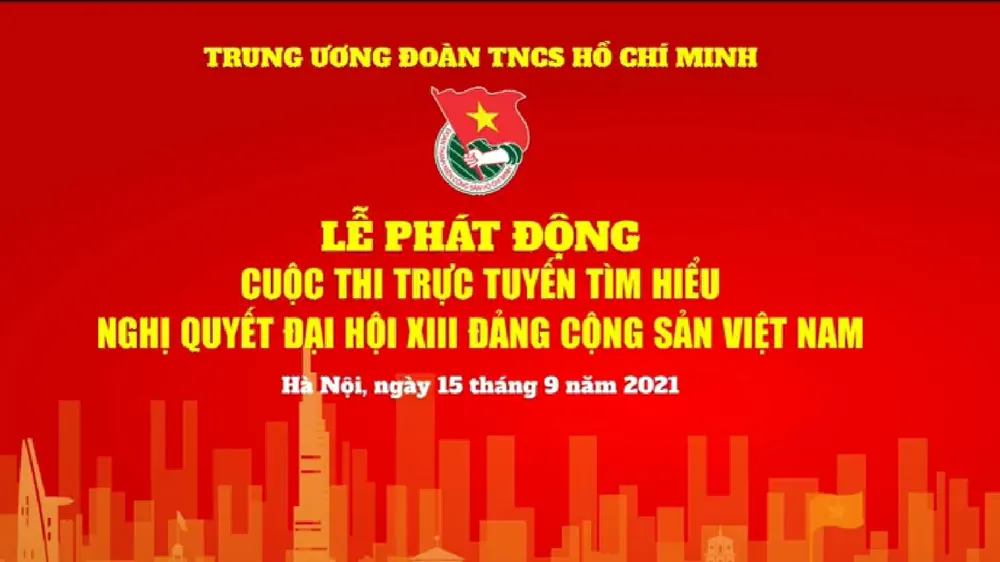 Phát động đoàn viên, thanh niên thi tìm hiểu Nghị quyết Đại hội Đảng lần thứ XIII